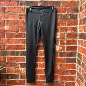 Express Womens Small Faux Leather Pull On Pants Leggings